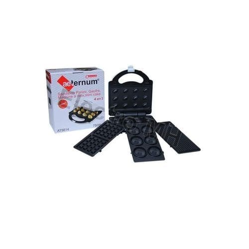 Appareil à panini AETERNUM 4en1-750W blanc (AT5614) Appareil à panini AETERNUM 4en1-750W blanc (AT5614)